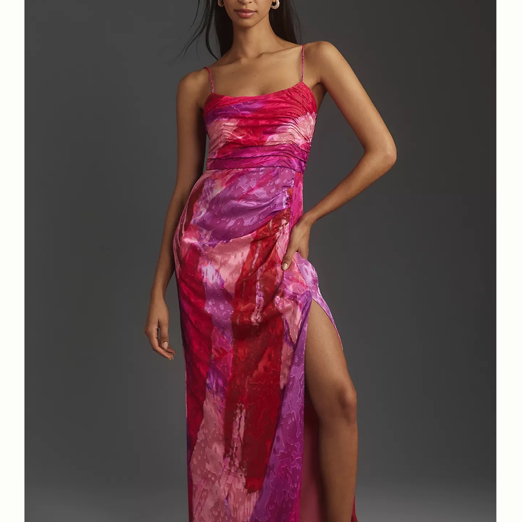 Nwt Anthropologie Hutch Luxe Sleeveless Maxi Dress